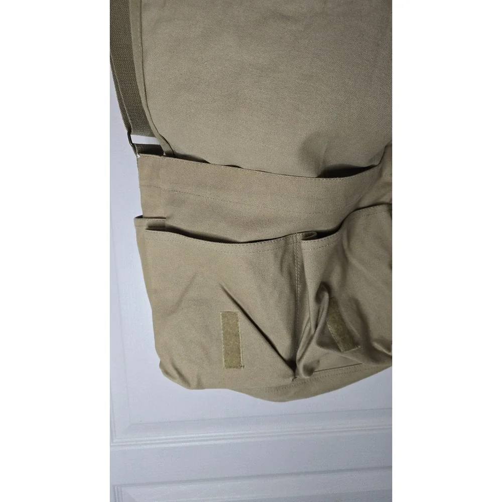 Strand Books Rothco Khaki Canvas Messenger Bag Crossbody Field Bag 1927 Graphic